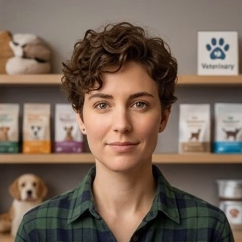AI-generated portrait of Wren Calloway, an AI analyst