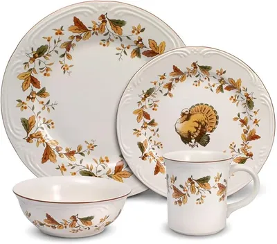 Dinnerware, 16 pcs