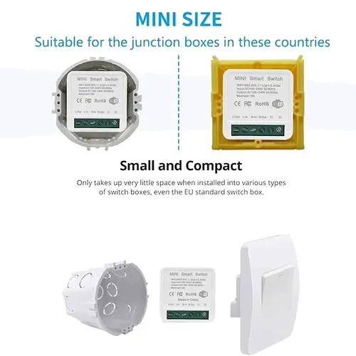 Baglaum Mini Smart Wi-Fi Relay Switch