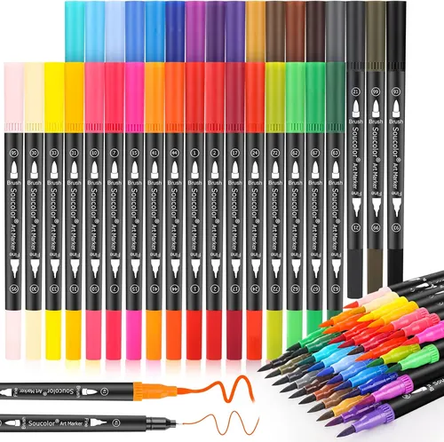 Soucolor Art Brush Markers