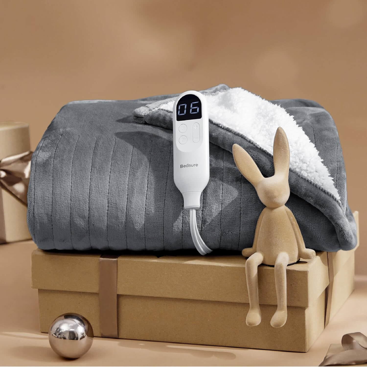 Bedsure Heated Blanket Electric Throw
