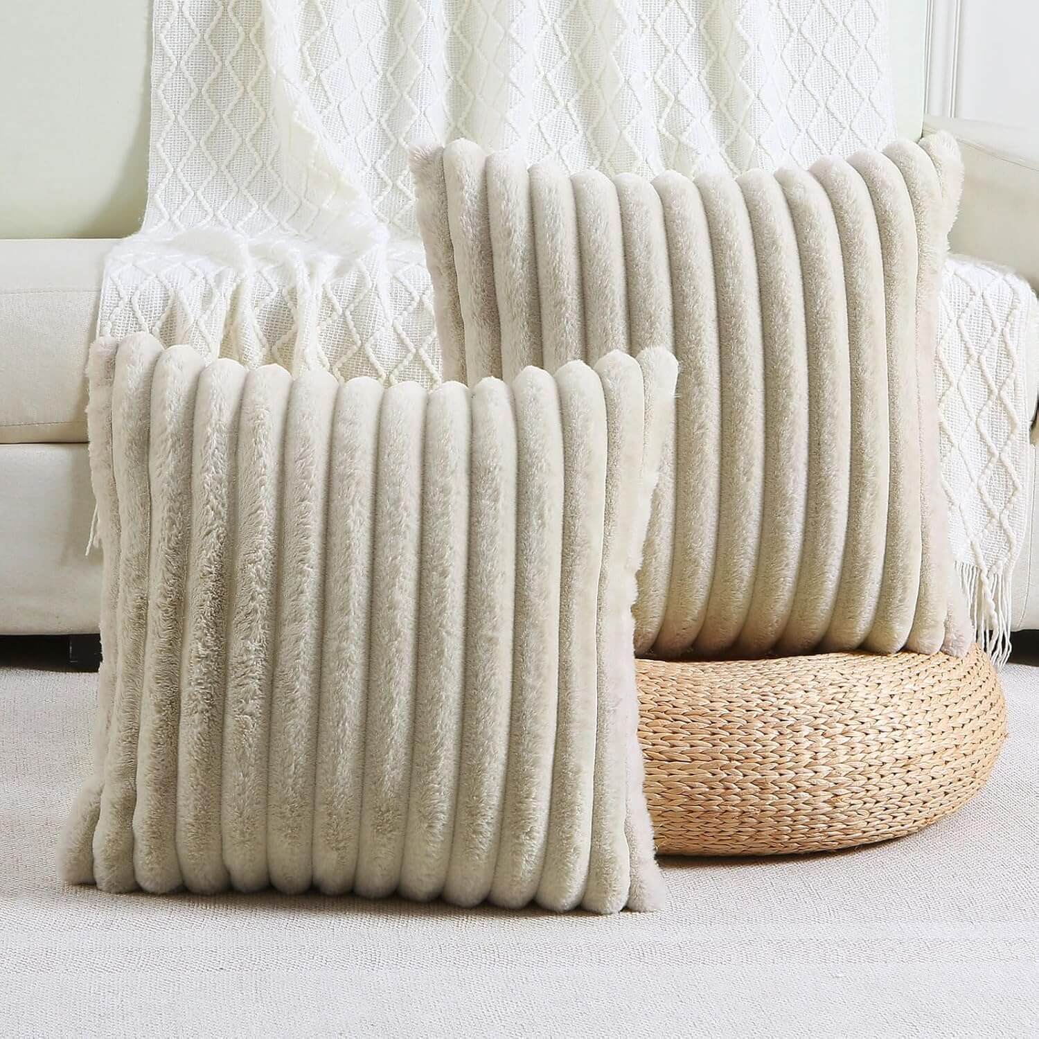 FUTEI Decorative Throw Pillow Covers