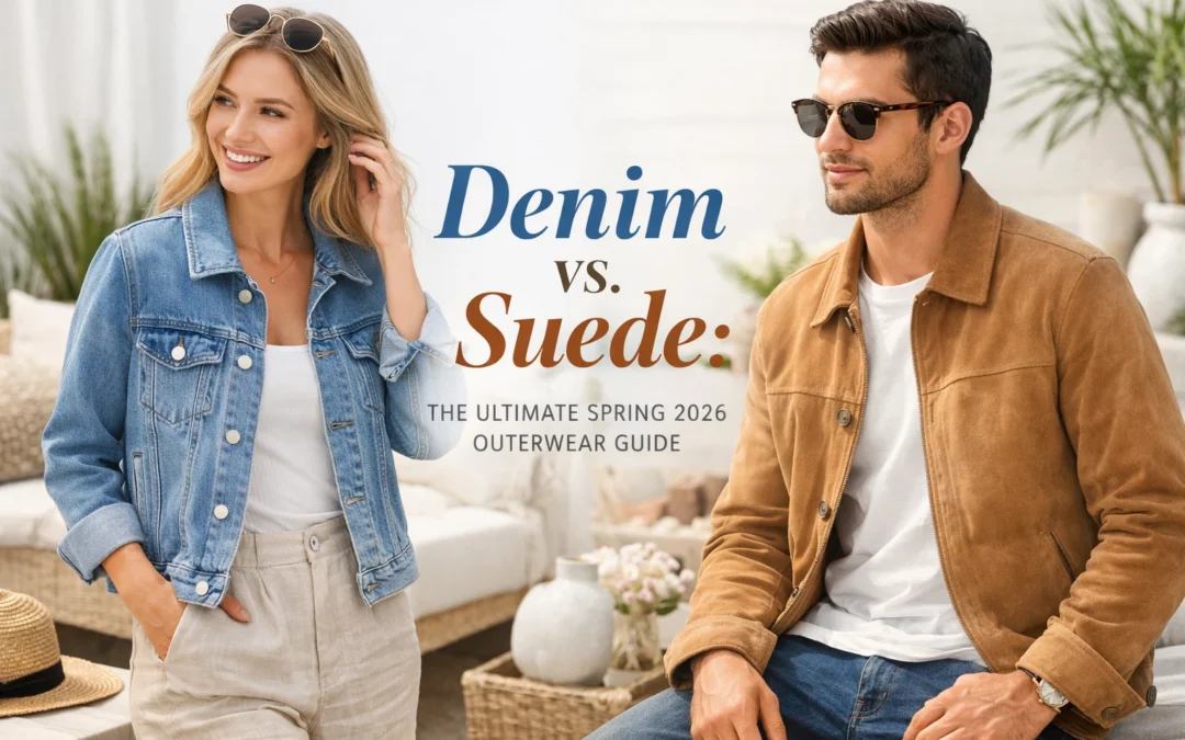 Spring 2026 Outerwear: Denim vs. Suede Ultimate Guide